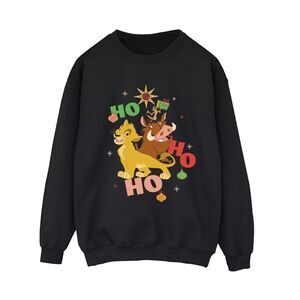 The Lion King Womens/Ladies Ho Ho Ho Sweatshirt / Black